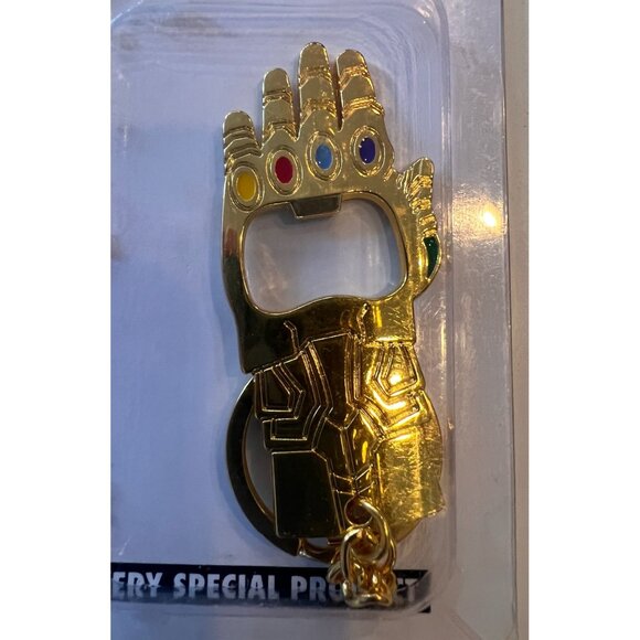 Epic Goods Thanos Infinity Gauntlet Inspired Keychain & Bottle Opener - Picture 4 of 5